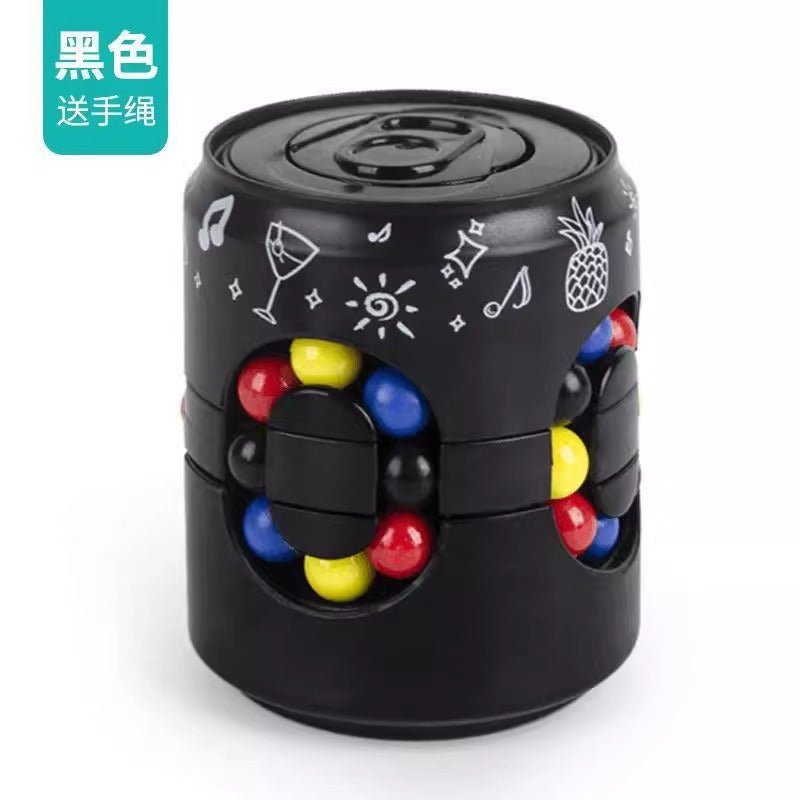 Pitchcan Rubik'S Cube Coke Magic Bean Fingertip Gyro Finger Rotating Ball Benefit Intelligence Decompression Children'S Toys - Image 1